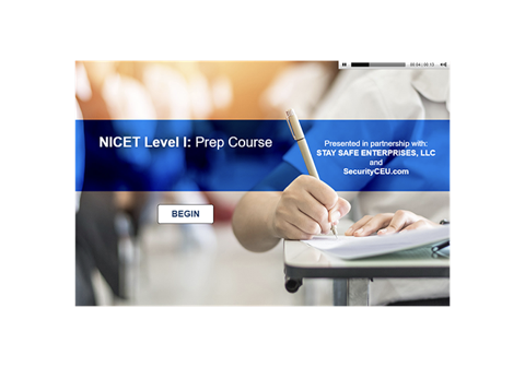 NICET Level 1 Prep Course